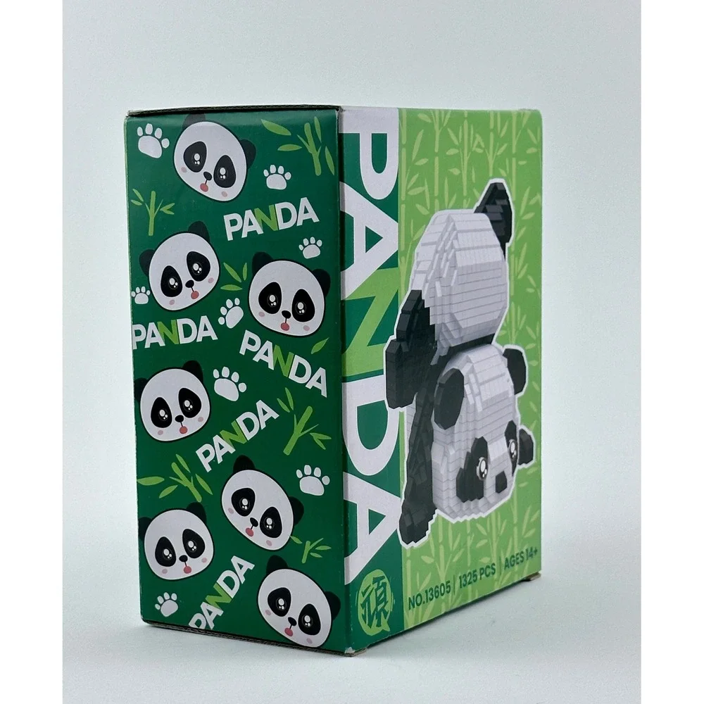 Panda Building Block Set 1325 PCS Ages 14+‎ Animal Figure Toy